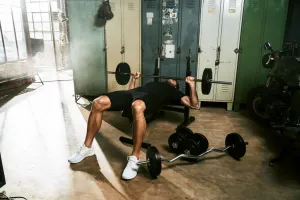 Gorilla Sports Sada činiek z plastu 60 kg