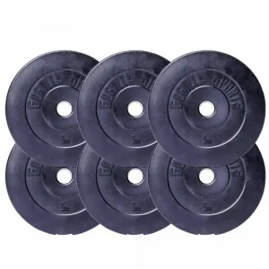 Gorilla Sports Set nakladacích tyčí + závažia, plast, 38 kg