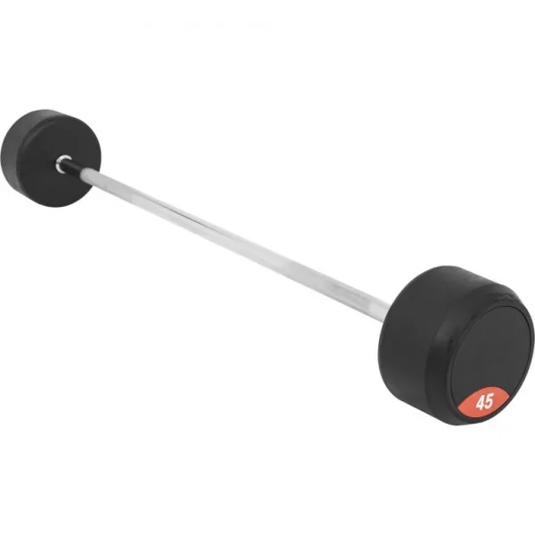 Gorilla Sports Činka s gumovými kotúčmi, 45 kg