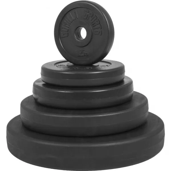 Gorilla Sports Nakladací činkový set, plastové závažie 70 kg