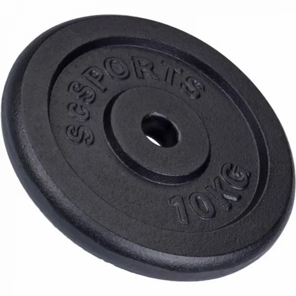 SCSports Liatinové kotúče, 2 x 10 kg