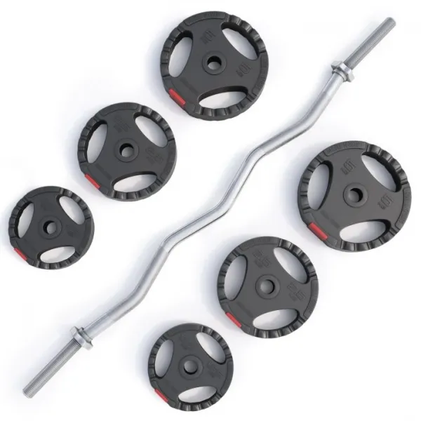 Gorilla Sports Nakladací činkový set, 25 kg