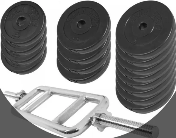 Gorilla Sports Tricepsová sada činiek, 35 kg