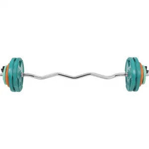 Gorilla Sports Set nnakladacích tyčí + závažia, pružinové, 35 kg
