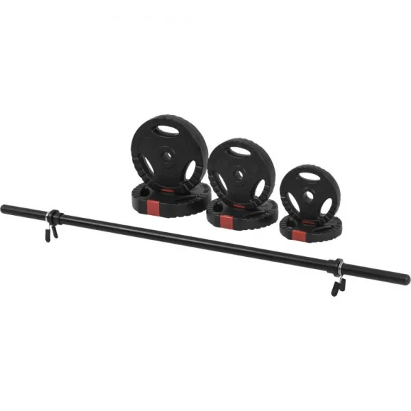 Gorilla Sports Súprava plastovej činky, 20 kg