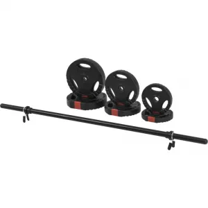 Gorilla Sports Súprava plastovej činky, 20 kg