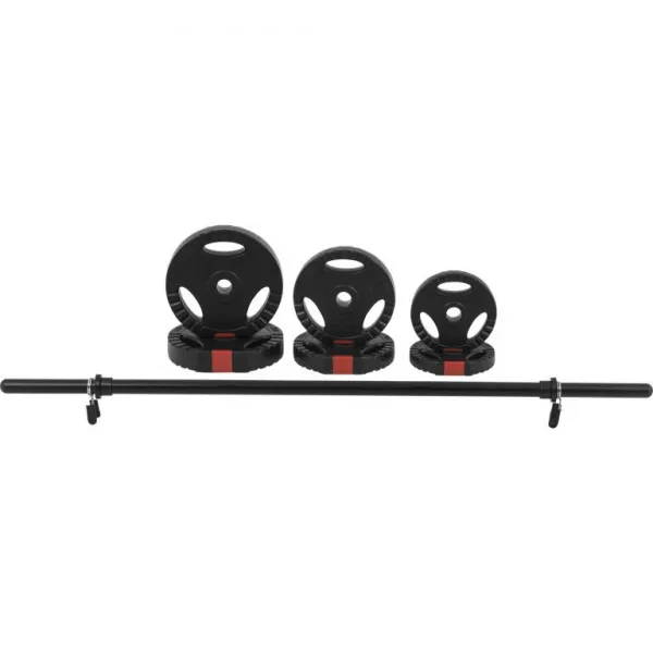 Gorilla Sports Súprava plastovej činky, 20 kg