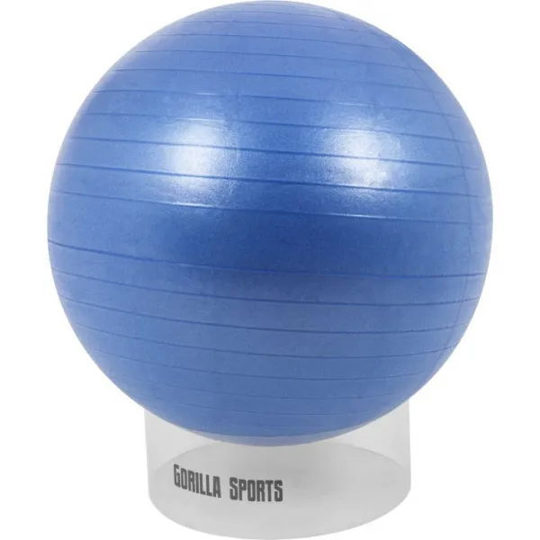 Gorilla Sports Stojan na gymnastickú loptu, priehľadný