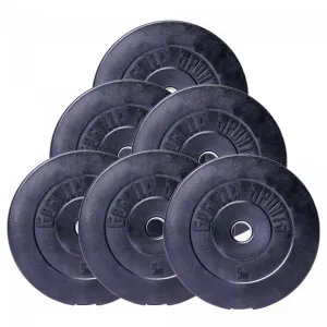 Gorilla Sports Set nakladacích tyčí + závažia, plast, 38 kg