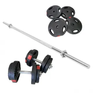 Gorilla Sports Nakladací činkový set, 60 kg
