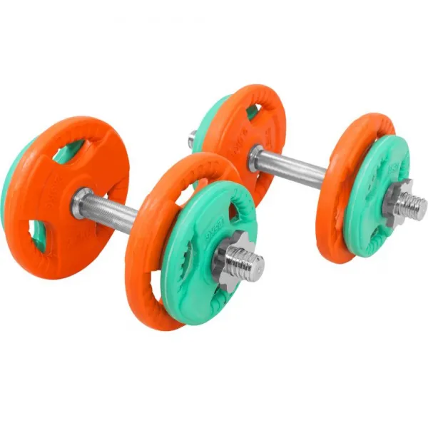 Gorilla Sports Sada činiek s hviezdicovým zámkom, 20 kg