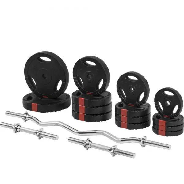 Gorilla Sports Nakladací činkový set, 70 kg