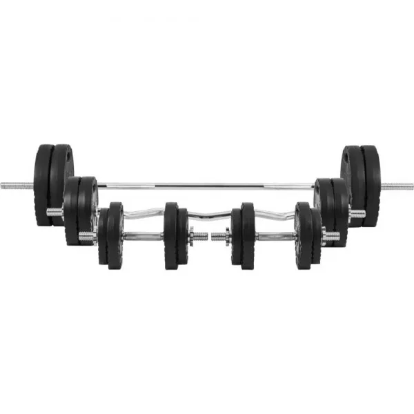 Gorilla Sports Sada činiek s hviezdicovým zámkom, 100 kg