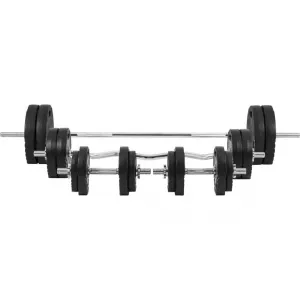 Gorilla Sports Sada činiek s hviezdicovým zámkom, 100 kg