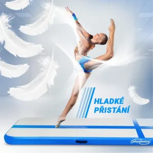 Physionics Airtrack nafukovacia žinenka, 6 m, modrá