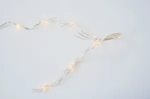 Nexos 57387 Vianočné dekoratívne osvetlenie - drôtiky - 64 LED teple biele