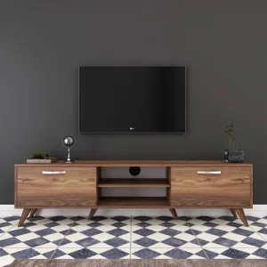 Televízna komoda, 180 x 48,6 x 35 cm, farba orech
