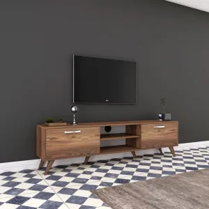 Televízna komoda, 180 x 48,6 x 35 cm, farba orech