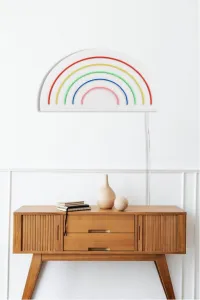 Dekoratívne LED osvetlenie, DUHA, 50 x 26 x 2 cm
