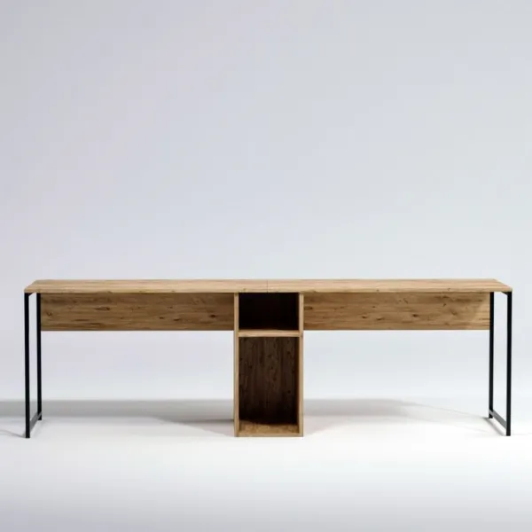 Pracovný stôl, 240 x 74 x 60 cm, dub