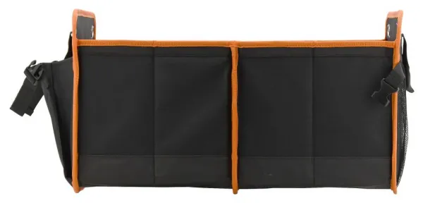 Organizér do kufra dvojitý - 54 x 34 cm, čierny/oranžový