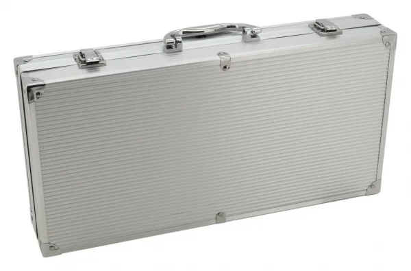 Sada grilovacieho náradia GREY LINE - 11 ks, ALU kufrík