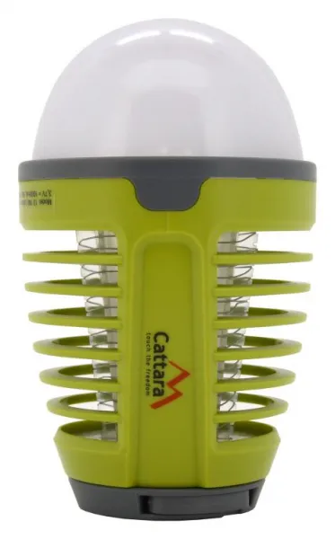 LED svetlo Cattara PEAR nabíjací + lapač hmyzu