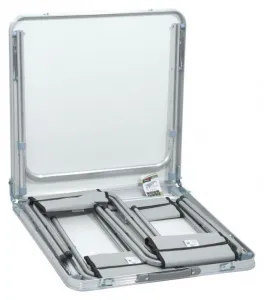 Set kemping DOUBLE sivý, 4 stoličky