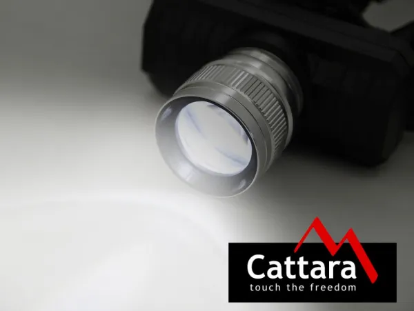 Cattara svietidlo- čelovka SCORPION, nabíjacia, 90lm