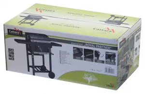 Cattara gril na drevené uhlie ROYAL PARTNER, 97 x 98 x 35 cm