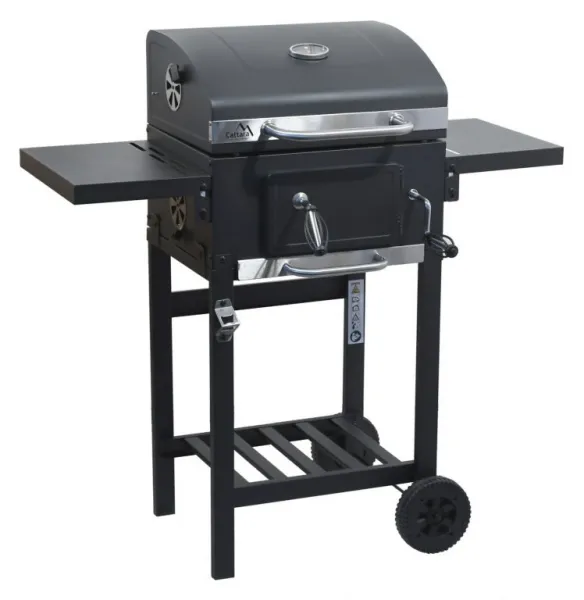 Cattara gril na drevené uhlie ROYAL PARTNER, 97 x 98 x 35 cm