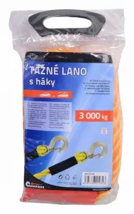 Ťažné lano s karabínami - 3,4 m