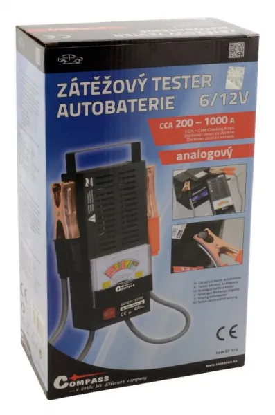 Tester na autobatérie záťažový, analógový