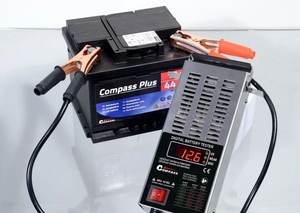Tester autobatérie záťažový, LED