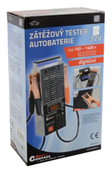 Tester autobatérie záťažový, LED