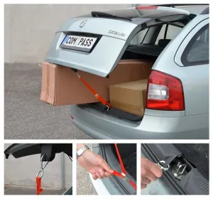 Upínací popruh na zadné dvere