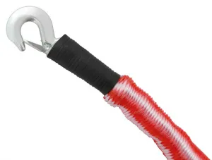 Pružné ťažné lano s karabínami