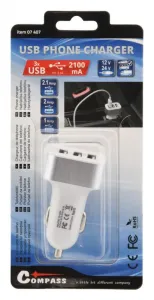 Adaptér na nabíjanie 3 x USB