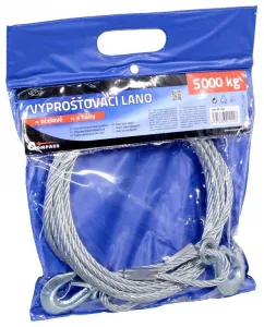 Vyslobodzovacie lano s karabínami - 5000 kg