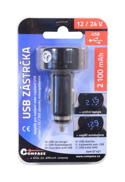 Multifunkčný konektor - USB, voltmeter, teplomer