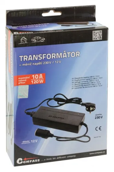 Trafo 230 / 12 V, 10 Amp