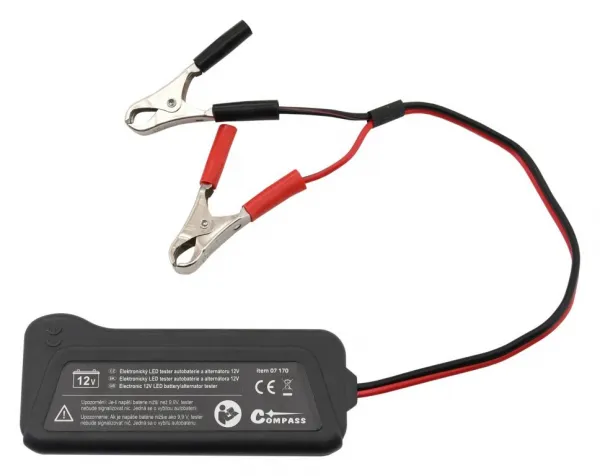 Tester autobatérie a alternátora, 12 V
