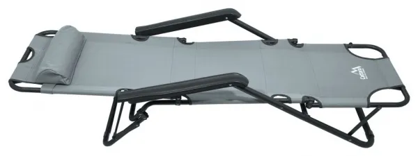 CATTARA lehátko / kreslo COMFORT šedé, 155 x 61 cm