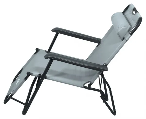CATTARA lehátko / kreslo COMFORT šedé, 155 x 61 cm