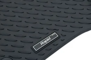 Koberce gumené s fixáciou Perfect Fit P5, súprava 4 kusov