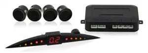 Parkovací asistent s kabelážou, 4 senzory, LED display