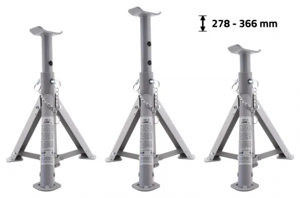 COMPASS Skladacia podpera, 2000 kg, TÜV/GS, 2 ks
