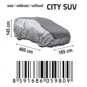 Ochranná plachta proti krúpam CITY SUV 460 x 185 x 145 cm