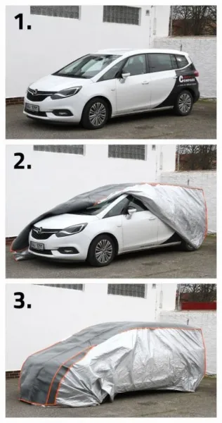 Ochranná plachta proti krúpam CITY SUV 460 x 185 x 145 cm