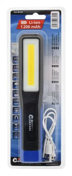 COMPASS LED montážne svietidlo, 150 lm, nabíjacie